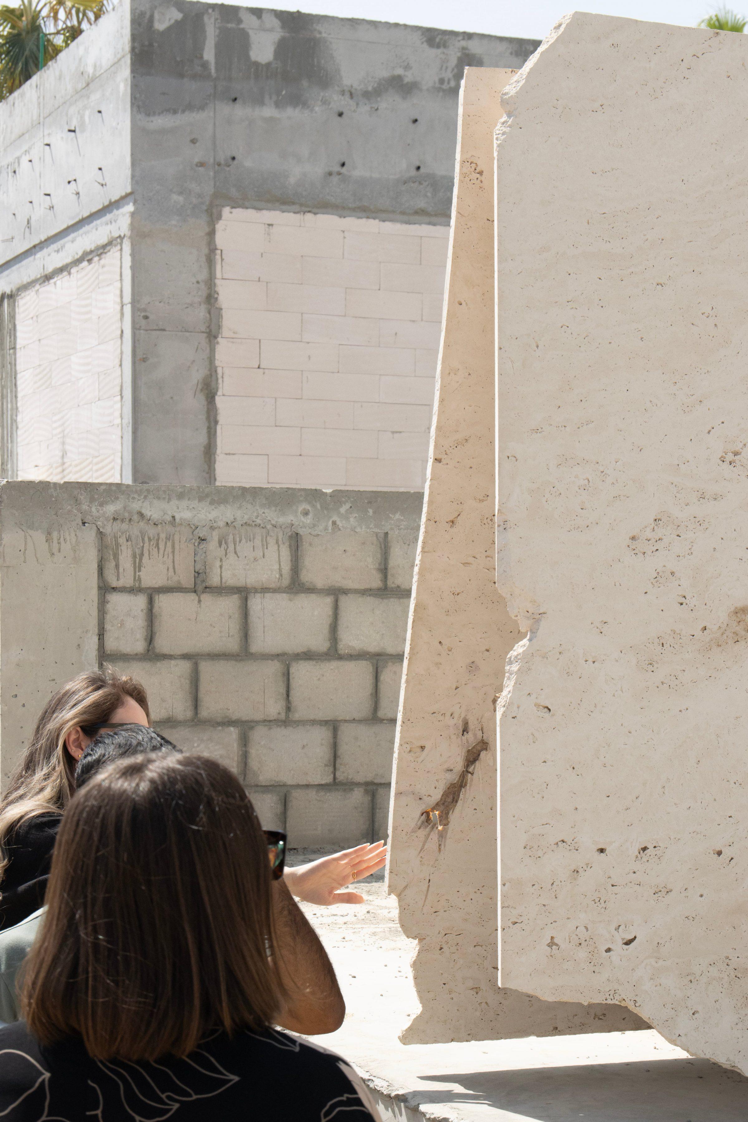 Beach House — construction, left