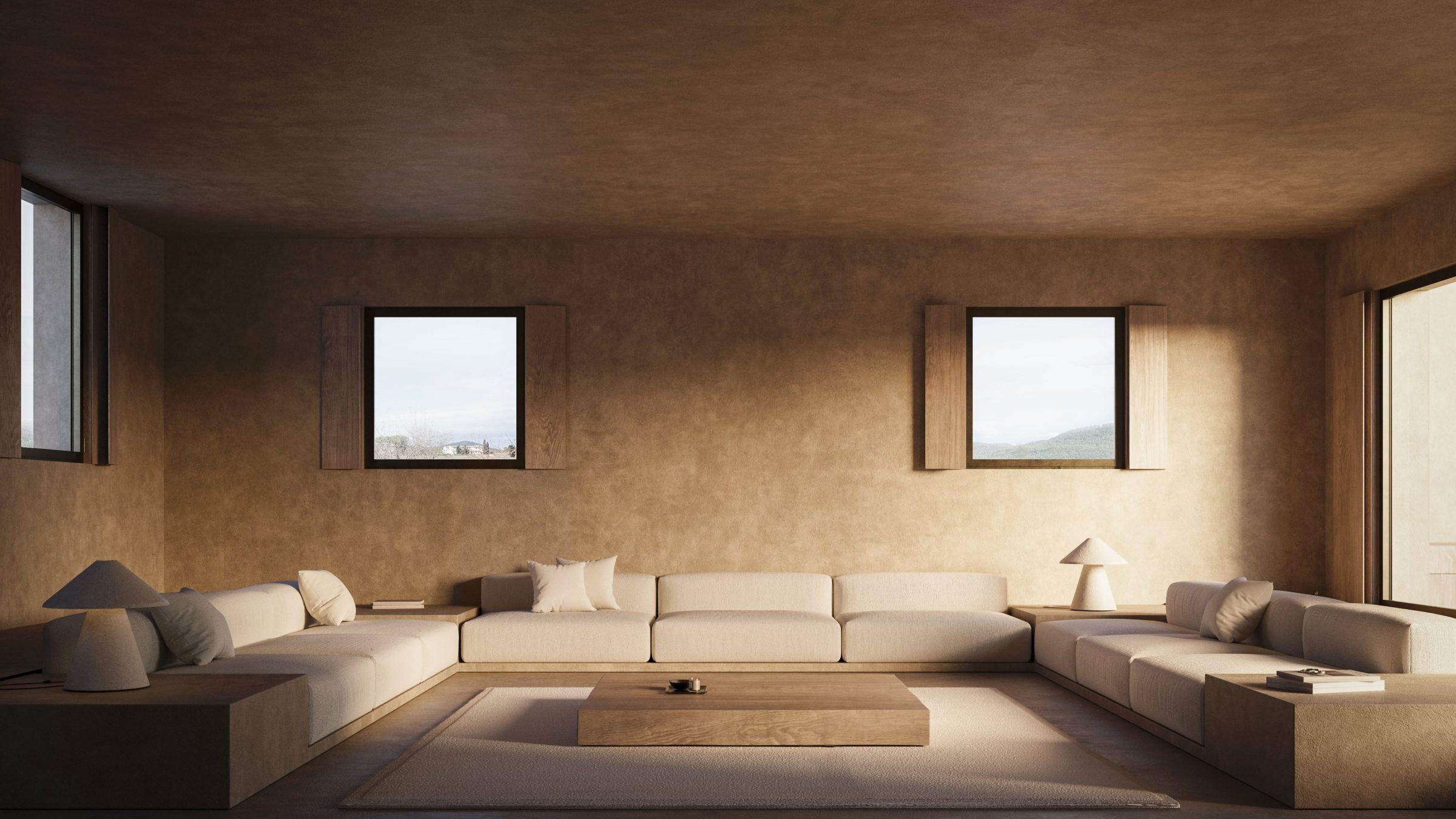 Berlanova — interior opening to the protected courtyard along the symmetry axis