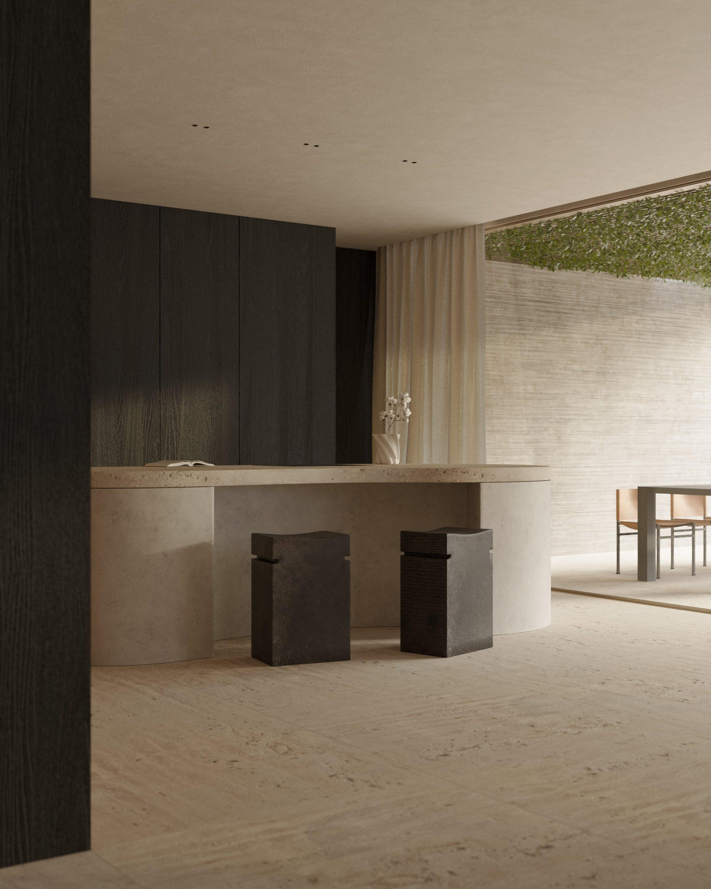 Calma House — interior, cocina