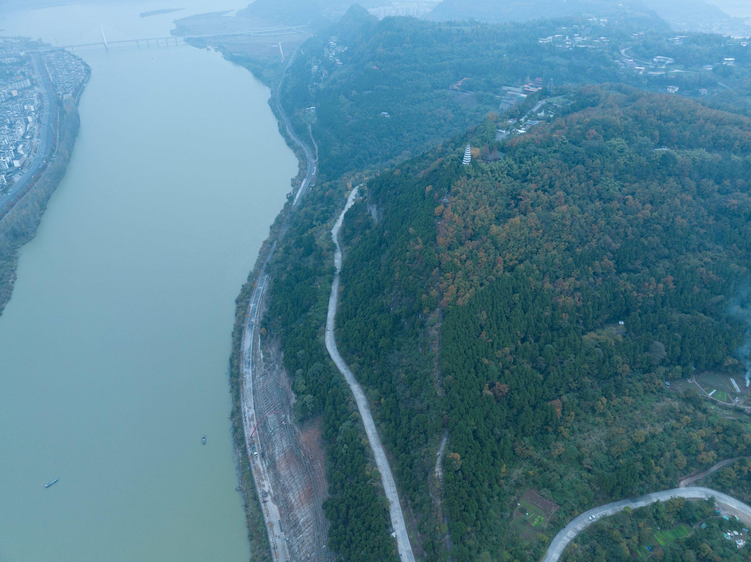 Langzhong — aerial 02