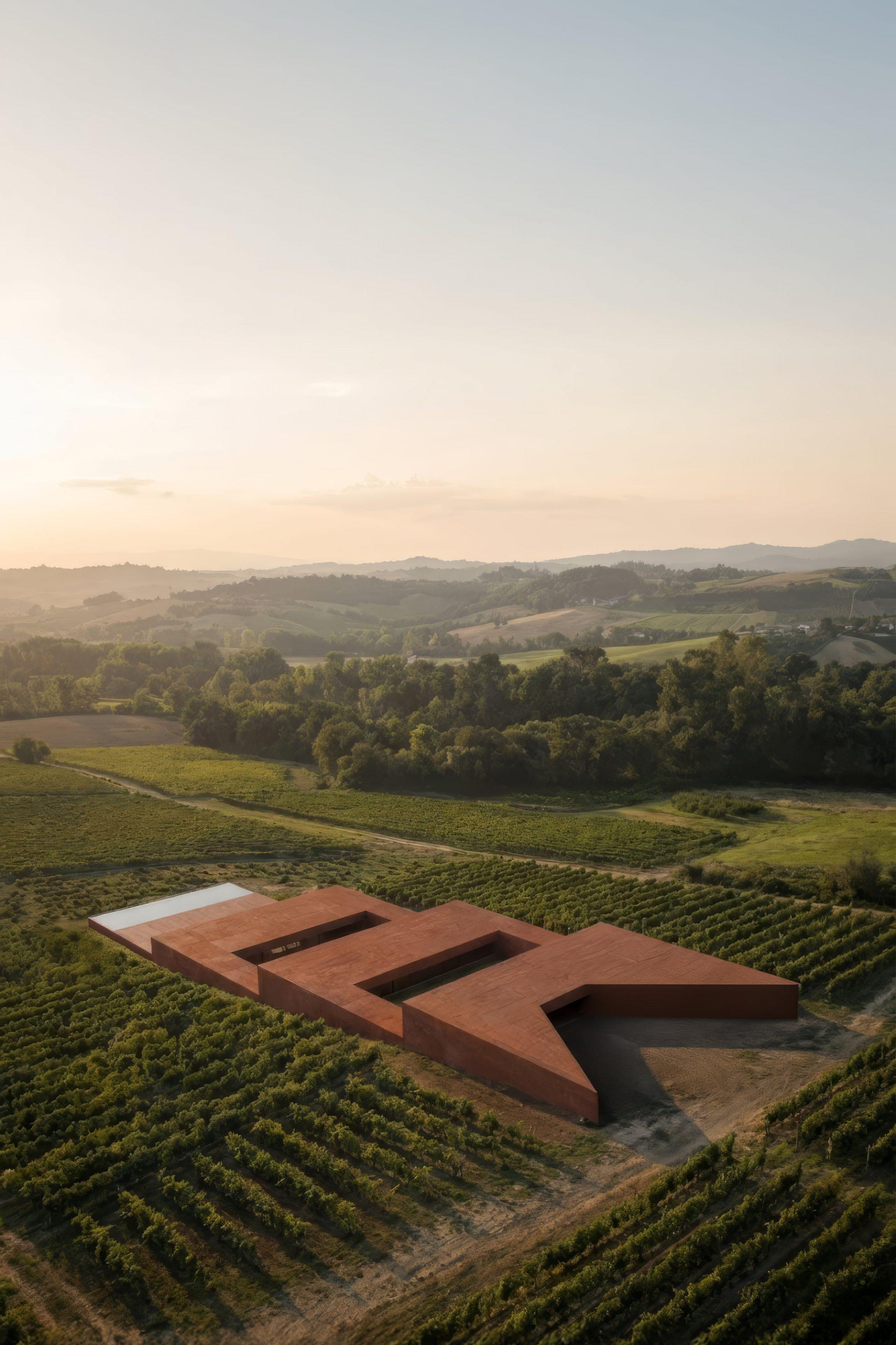 Rural Hotel — terrace and room, threshold to the landscape