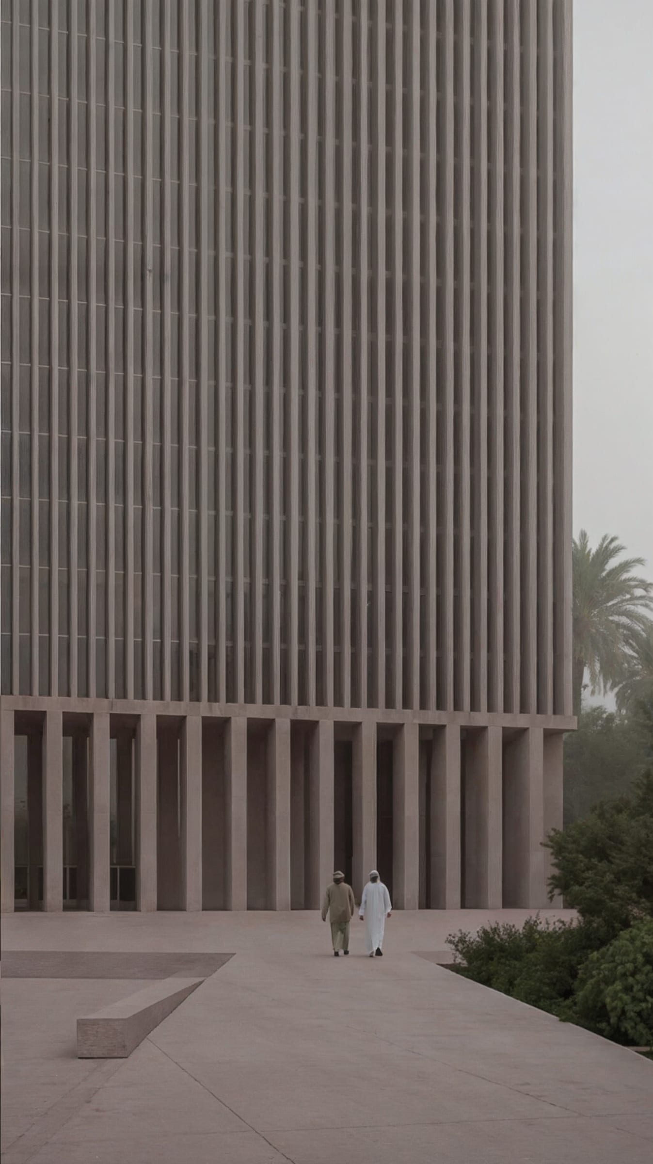 Barzakh Tower — the towers and plinth in context