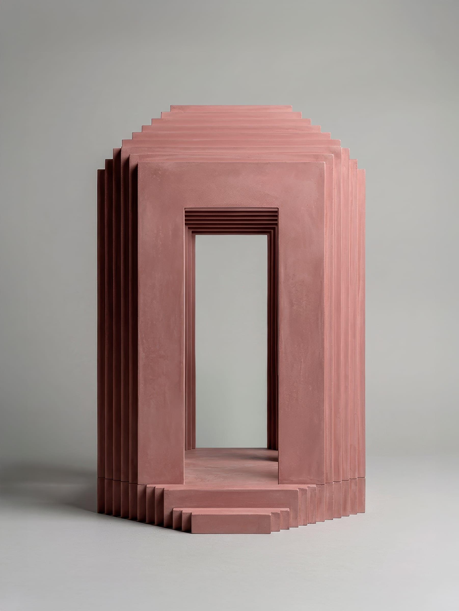 Jingshan Pagoda — model study, stacked stepped profile