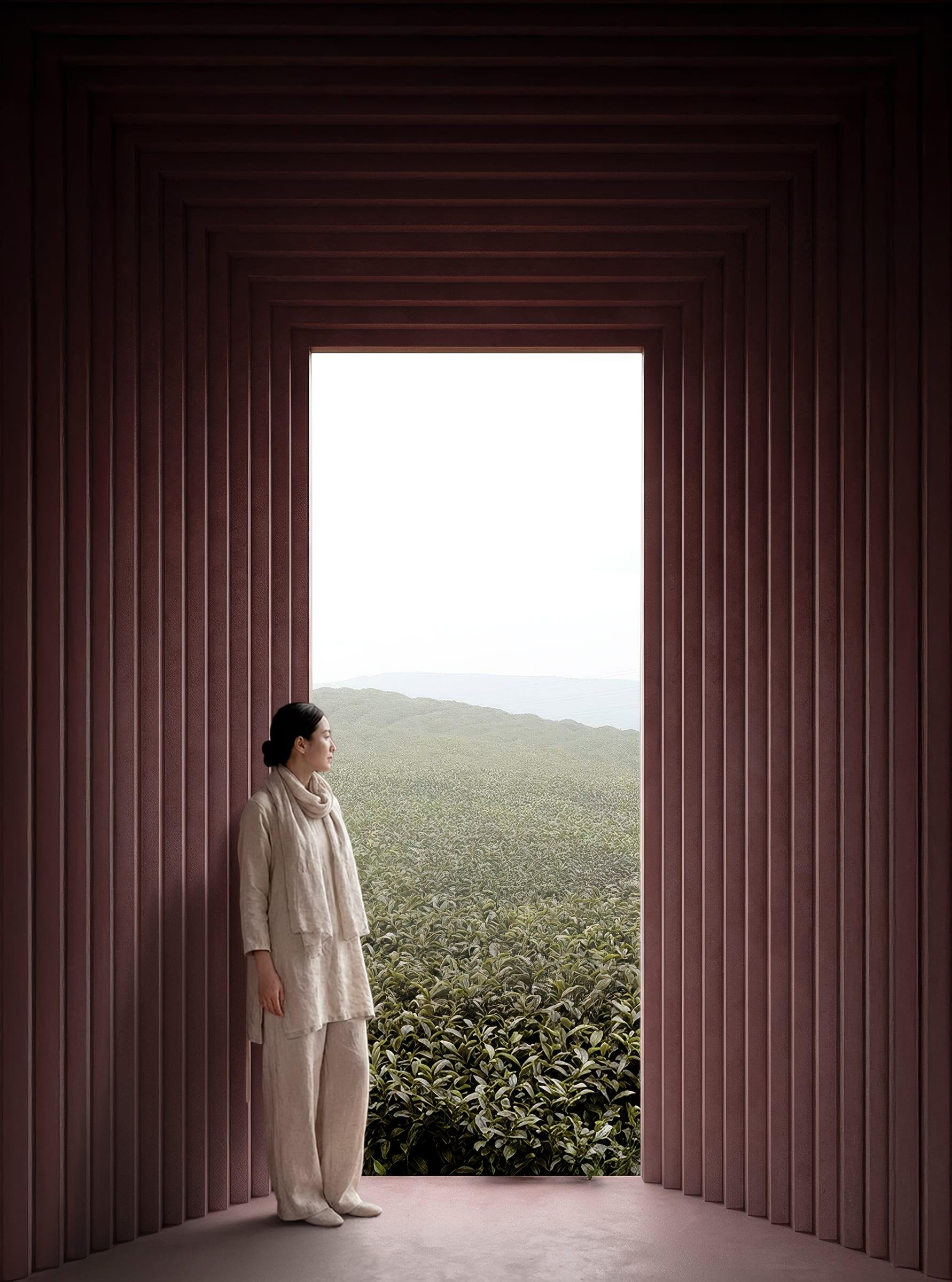 Jingshan Pagoda — model, portal cut through the volume